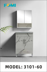 24''W x 18.5''D Vanity With Top And Medicine Cabinet